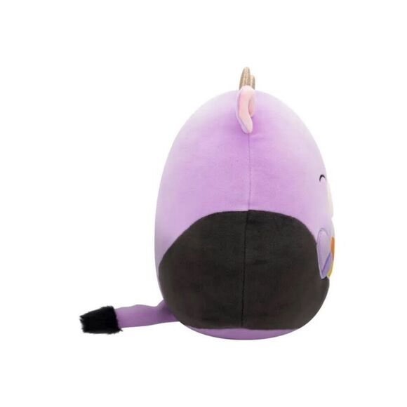 Halloween Squishmallow Alexie the Purple Cow 12” Holding Candy Corn NWT New Cute - Picture 2 of 15